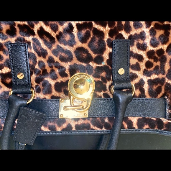 Michael Kors handbag leopard print tote - Picture 7 of 9